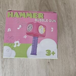 NEW/In Box Hammer Bubble Gun w 🎶.  Pink/Purple